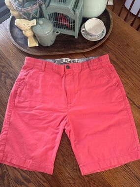 Free Planet Men's Stretch Chino Shorts - Size 34